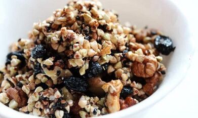 hajdina szárított gyümölcsökkel a fogyásért